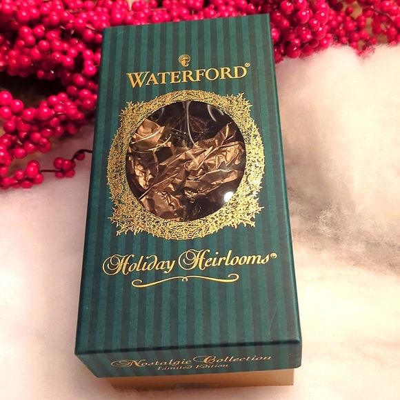 Waterford Holiday Heirloom ornament New Year's Eve 2000 - Picture 5 of 5